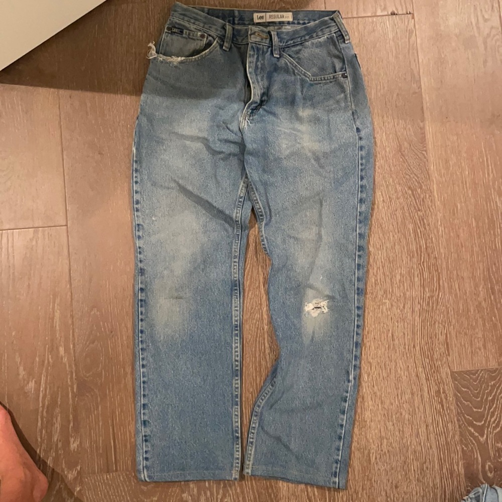 Lee distressed and vintage boyfriend jean
